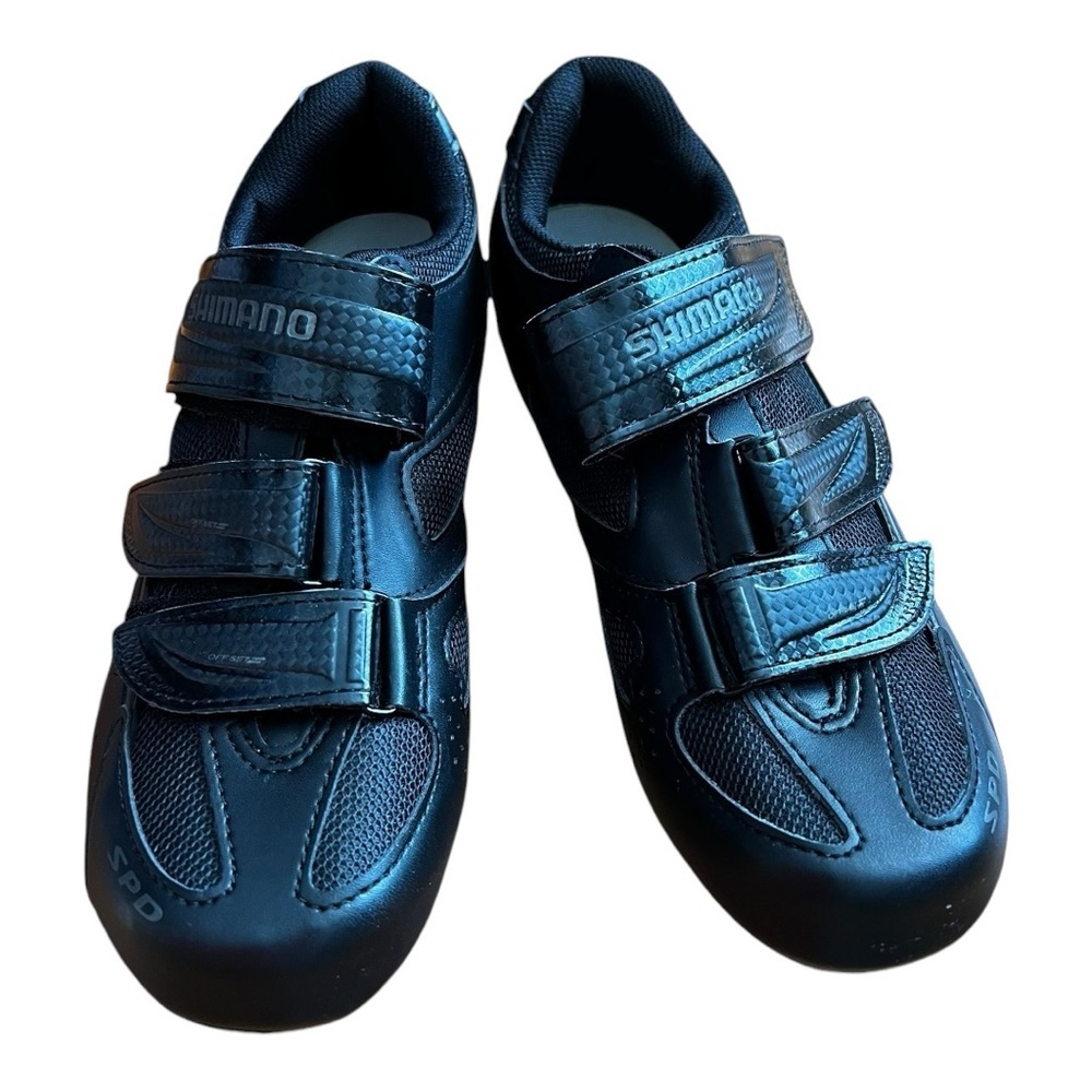 Shimano SH-WR35L Road Cycling Shoes Womens size 7 EUR 39 Adjustable Straps Black